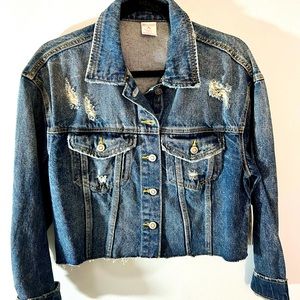 NoBo Distressed Denim Jacket